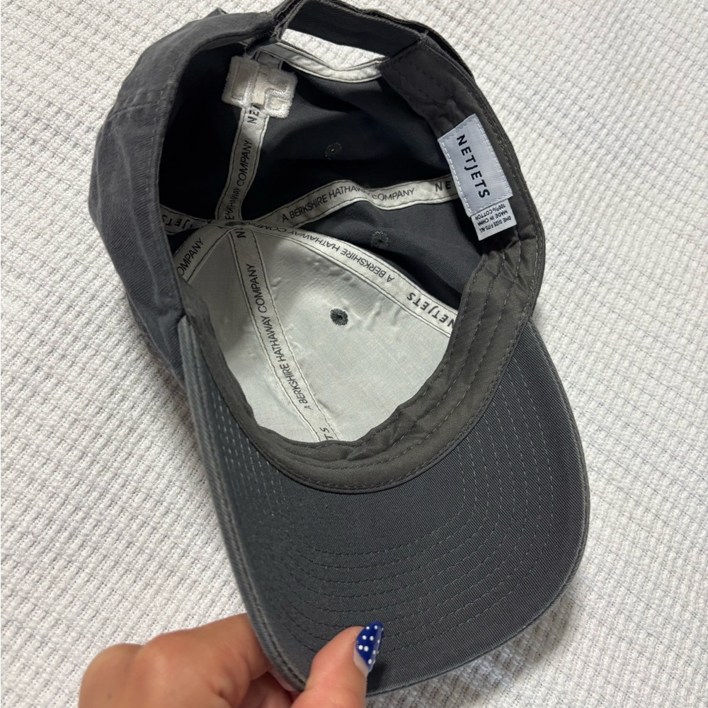 Netjets Gray Performance Golf Hat - image 4